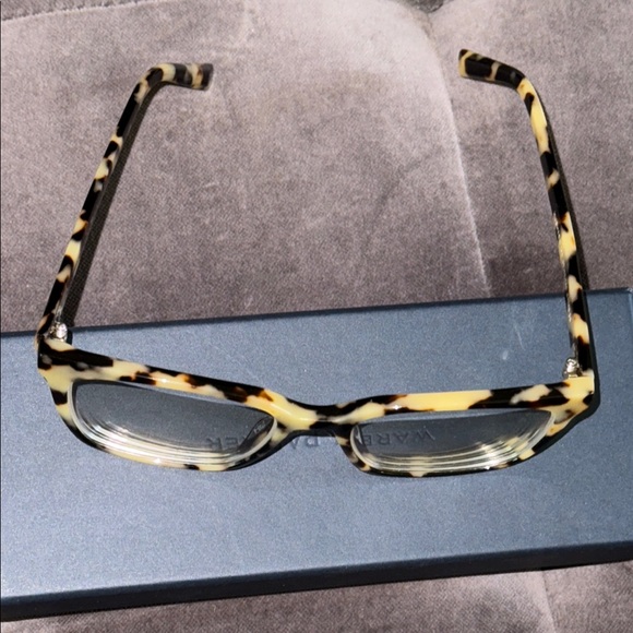 Warby Parker Hughes Medium in Marzipan Tortoise Shell EyeGlass Frames , EUC - Picture 2 of 8